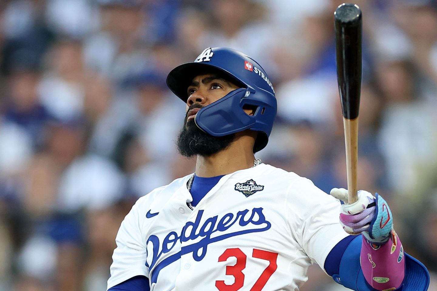 25年シーズンは守備の課題が指摘されたドジャースのT・ヘルナンデス。(C) Getty Images