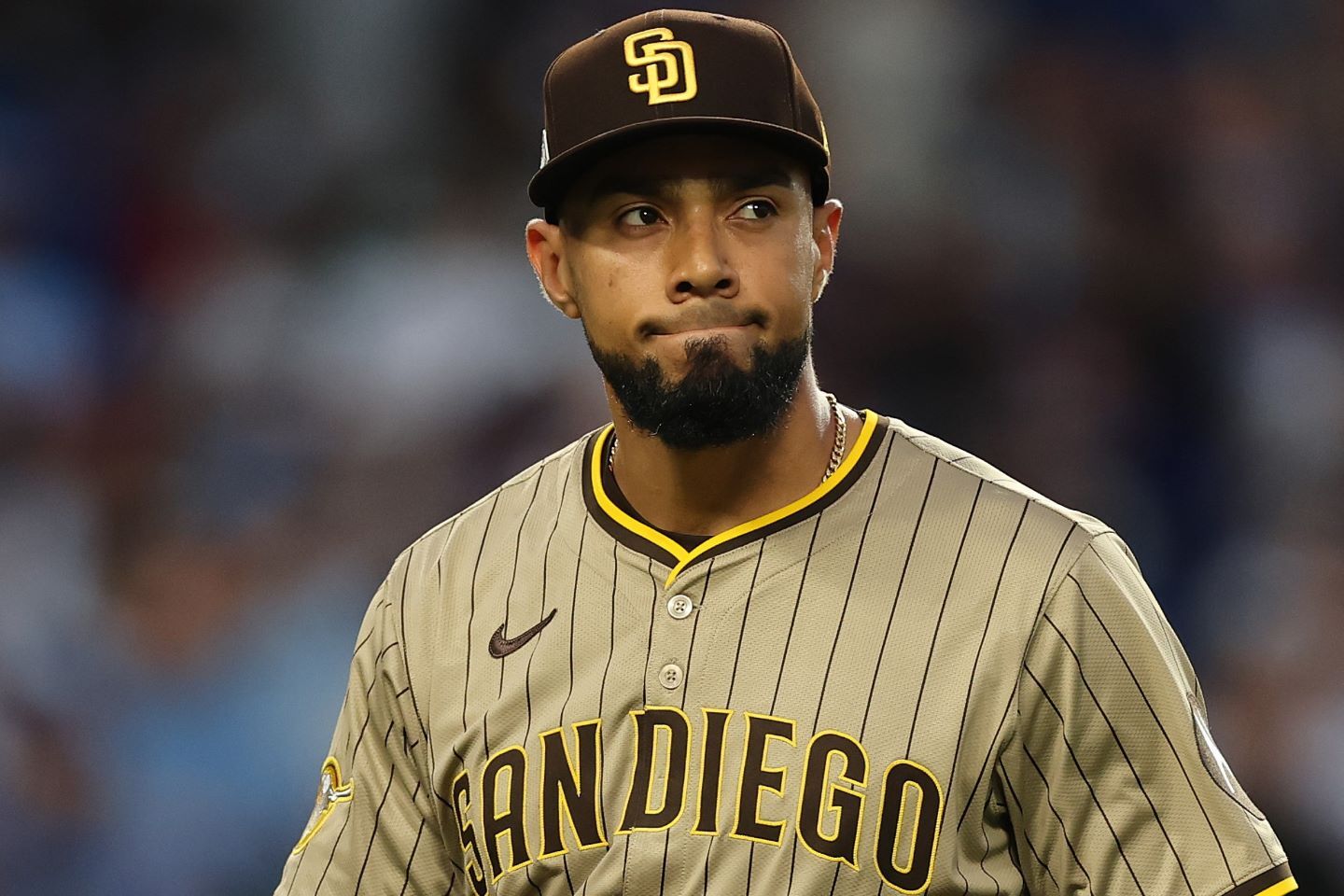 25年シーズンは40セーブを記録したパドレスの守護神スアレス。(C)Getty Images