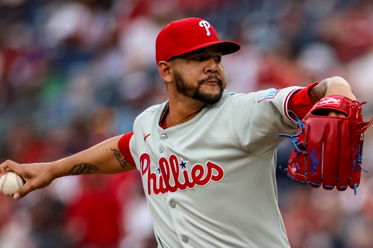 DeNAに入団した救援右腕のルイーズ。(C) Getty Images