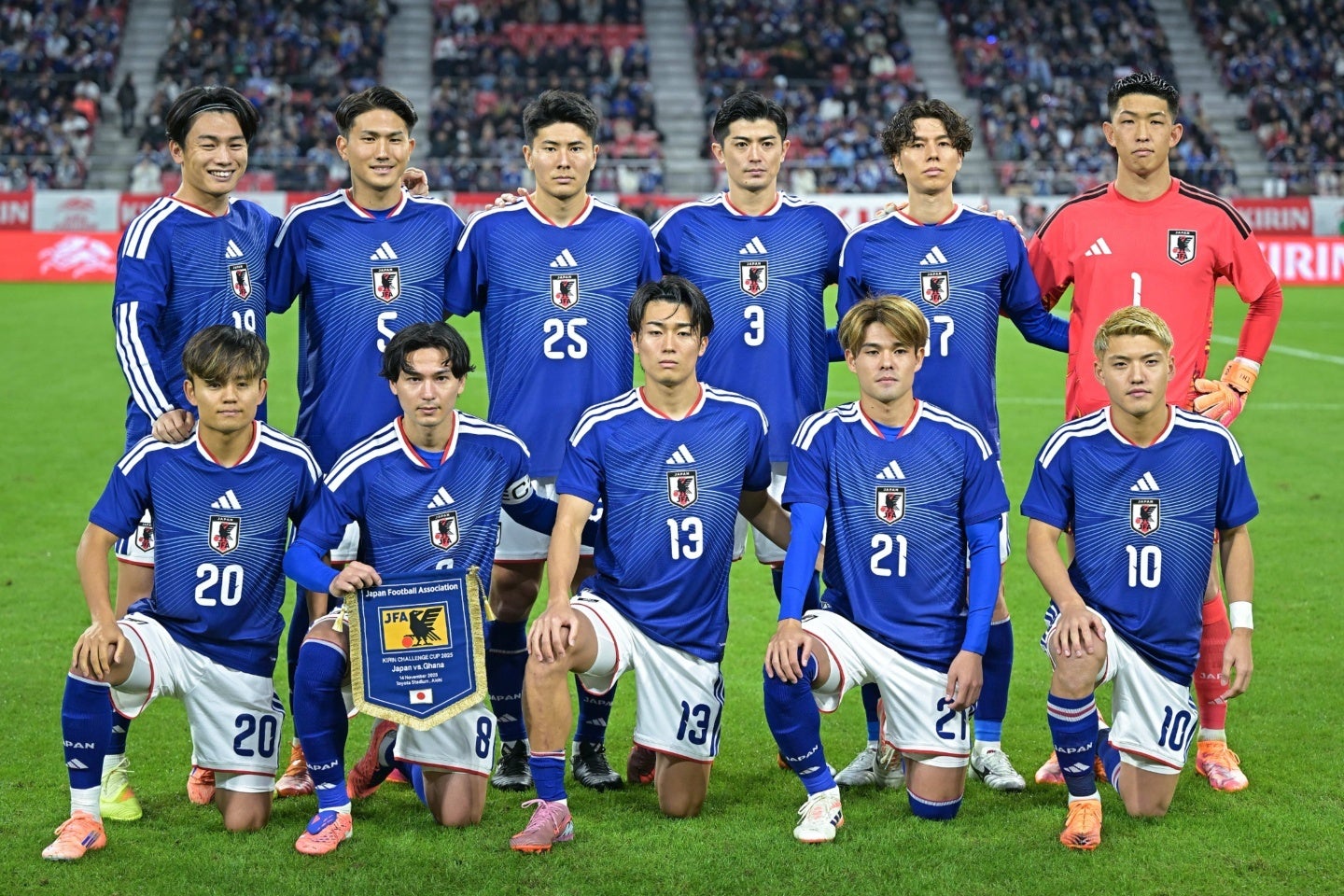 来年６月に開幕する北中米W杯に臨む日本代表。GSの対戦国がついに決まった。写真：金子拓弥（THE DIGEST写真部）
