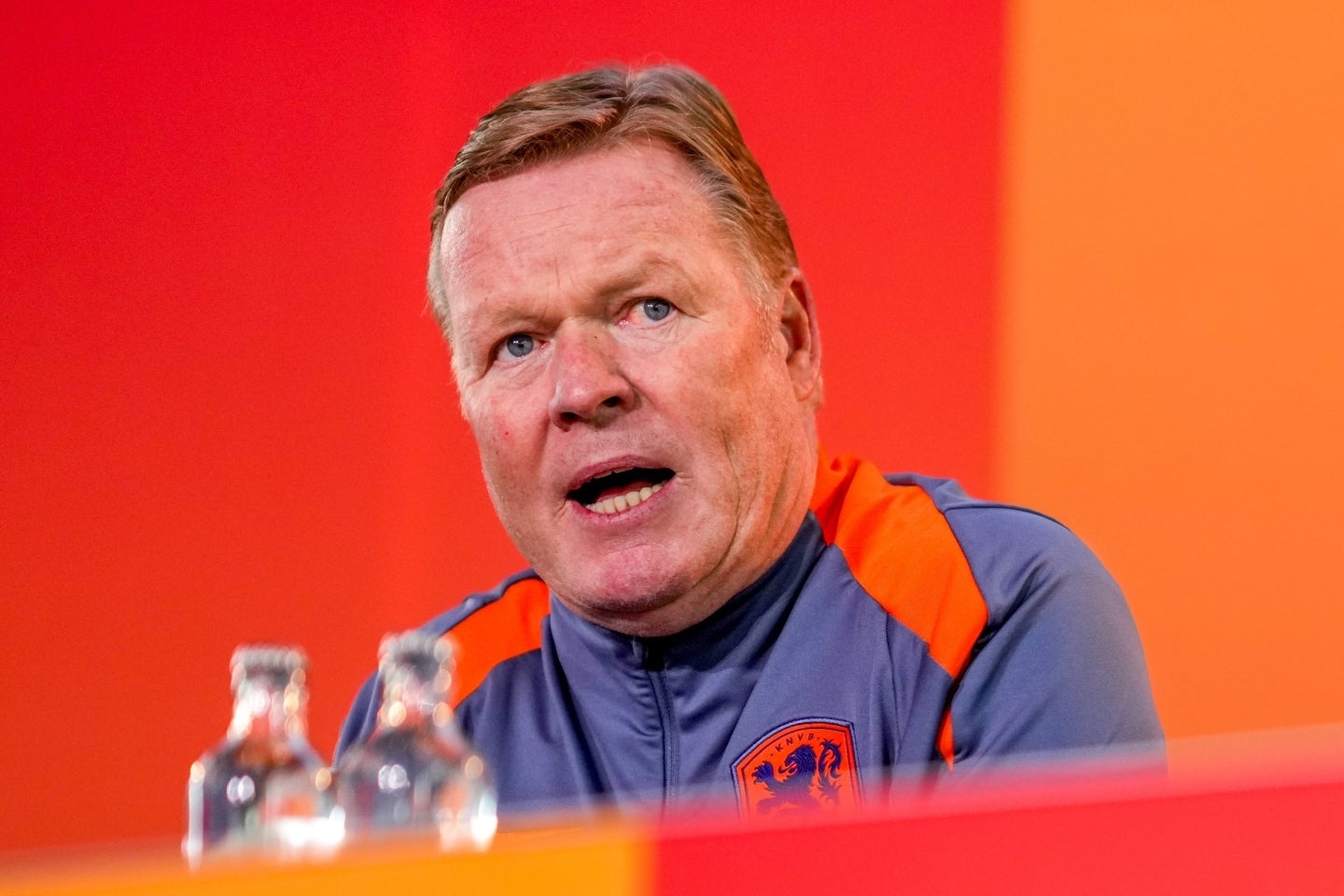 北中米ワールドカップのグループステージ初戦で、日本代表と対戦するオランダ代表のクーマン監督。(C)Getty Images