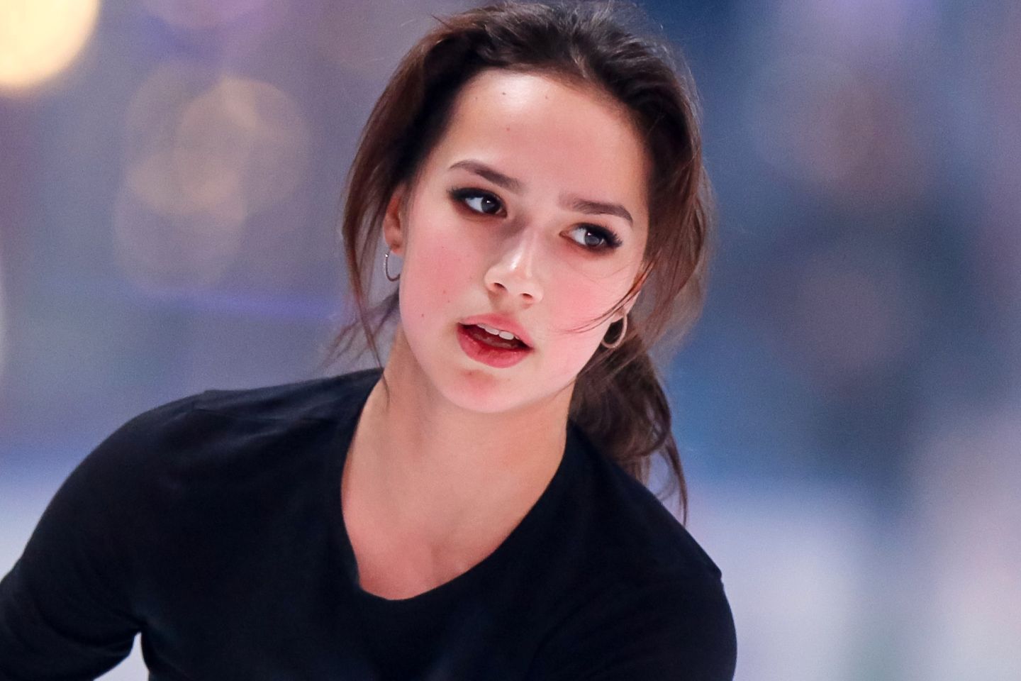 2018年当時にザギトワ（写真）。あれから７年、すっかり大人の女性へと進化を遂げた。(C)Getty Images