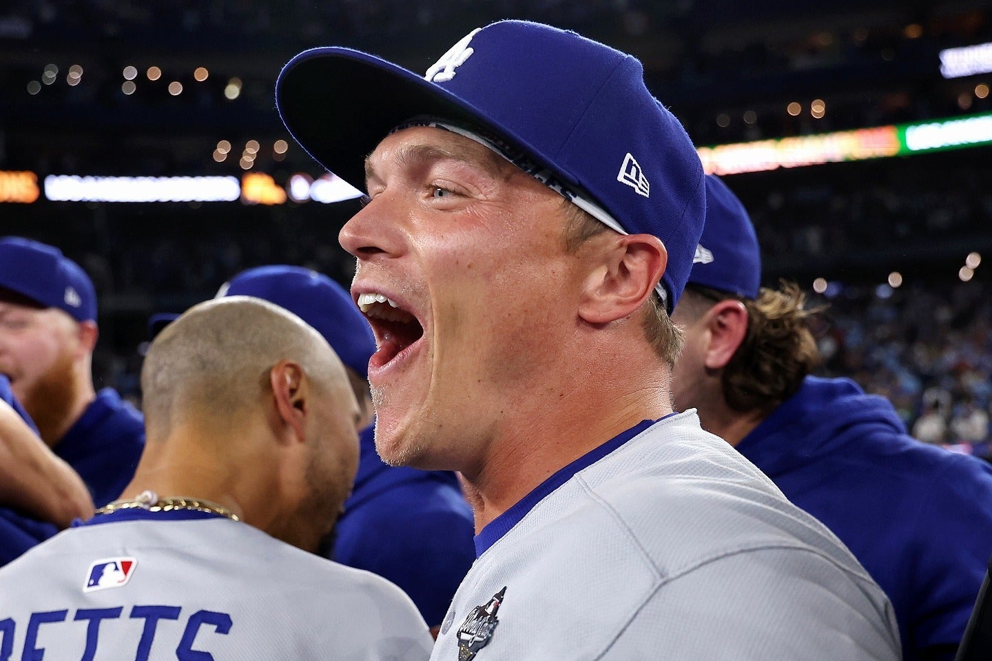 チームのWS連覇に貢献したコール。(C)Getty Images