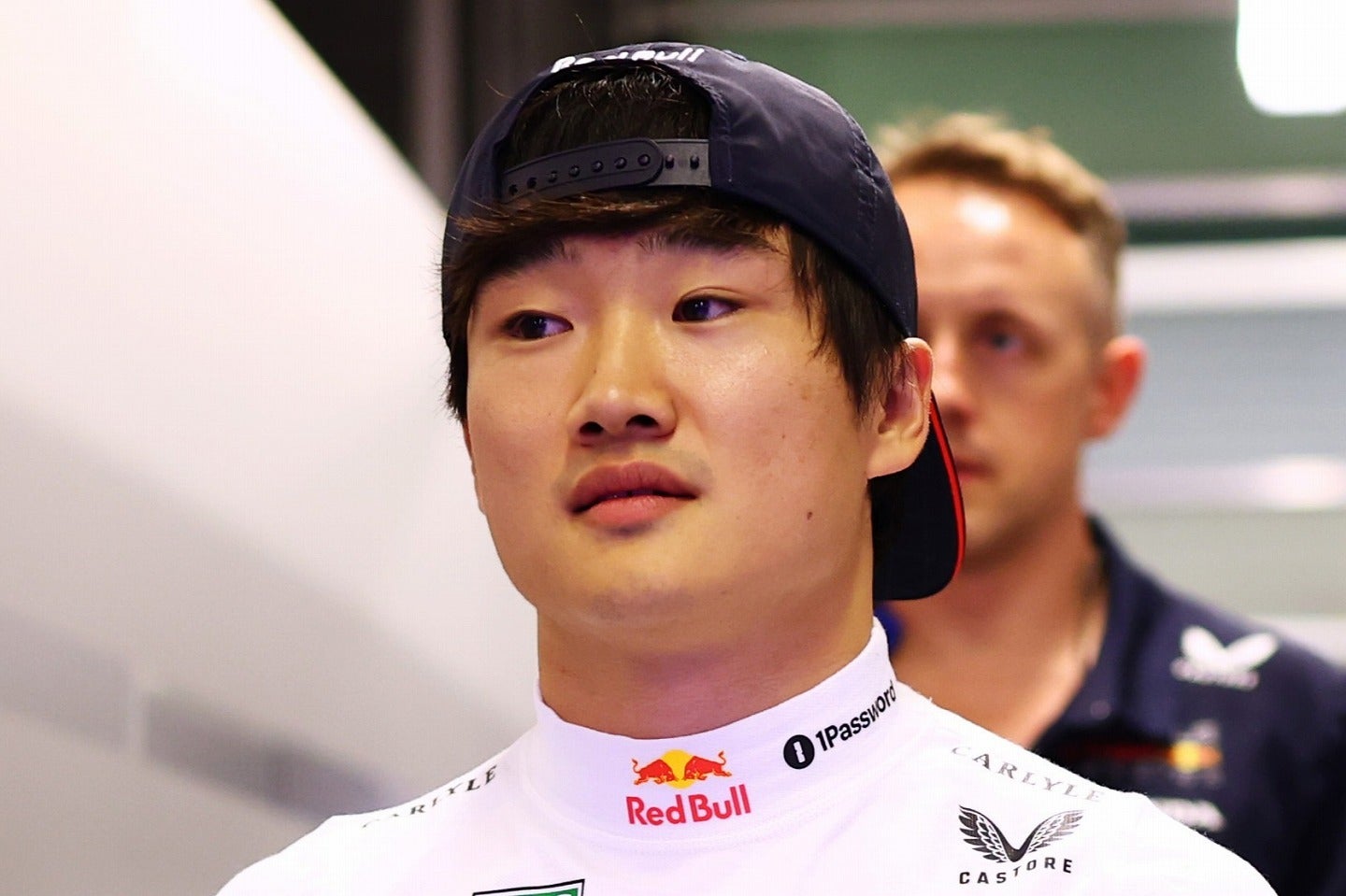 降格前ラストGPで10番グリッドを獲得した角田。(C)Getty Images