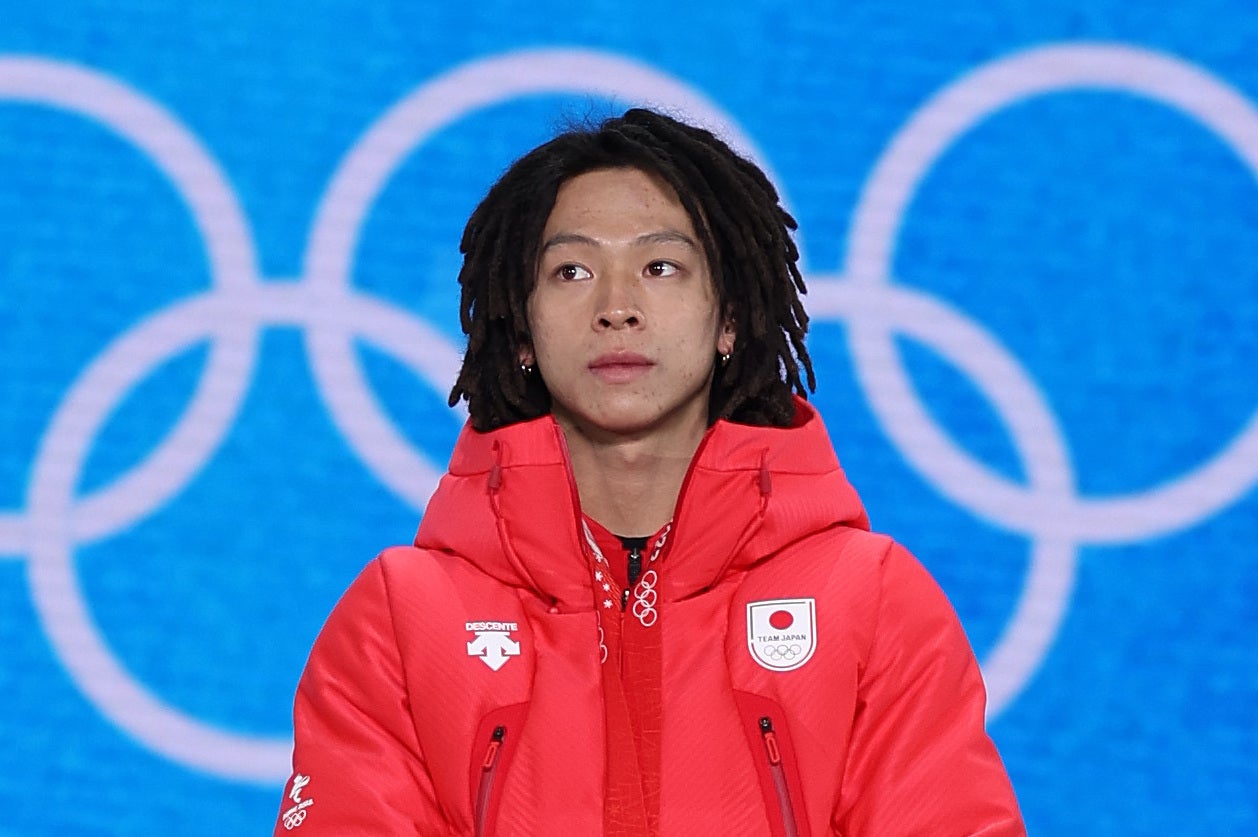 スノーリーグの男子ハーフパイプで優勝した平野。(C)Getty Images