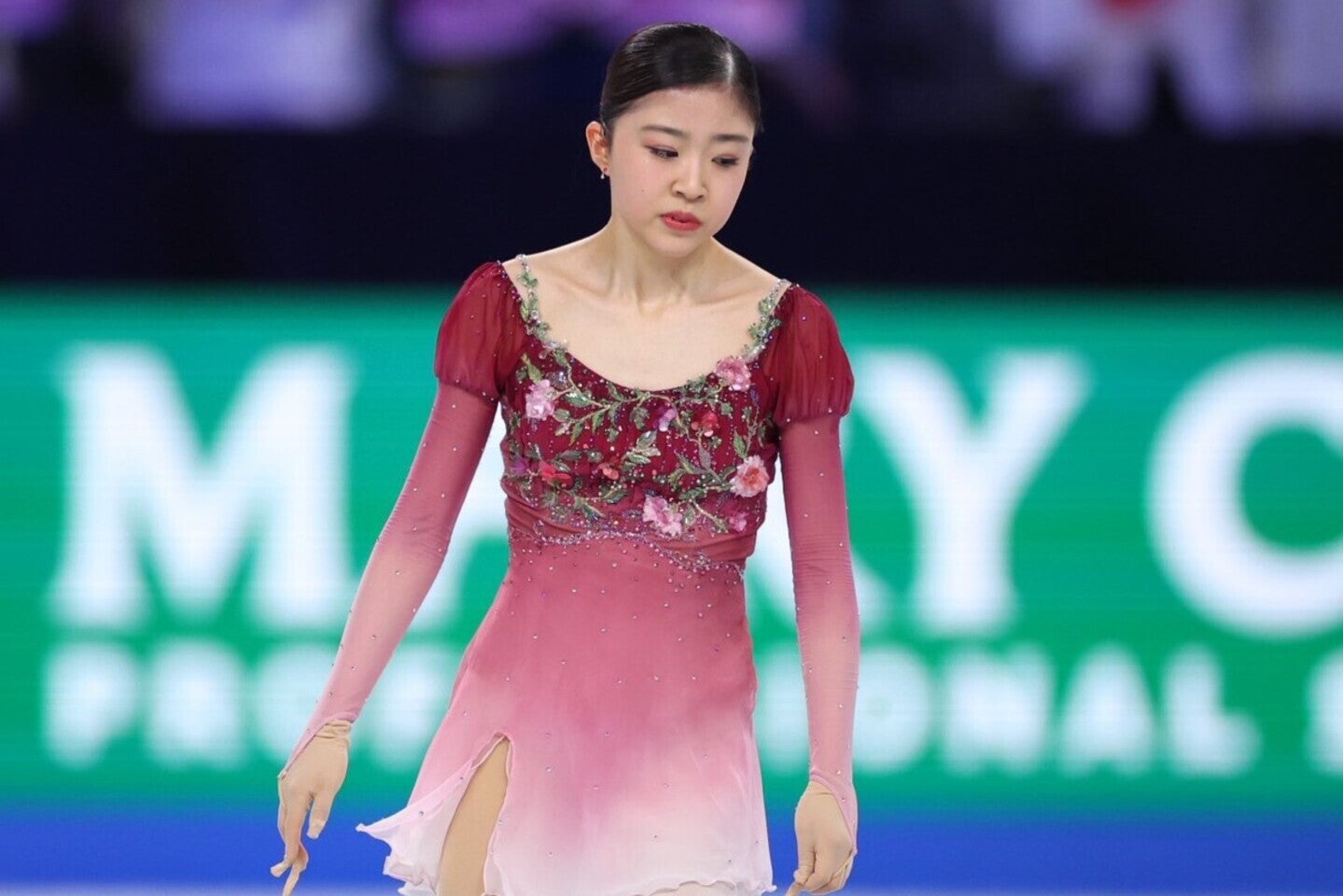 千葉はFSでミスが相次ぎ最下位に。失意の演技になってしまった。写真：永島裕基