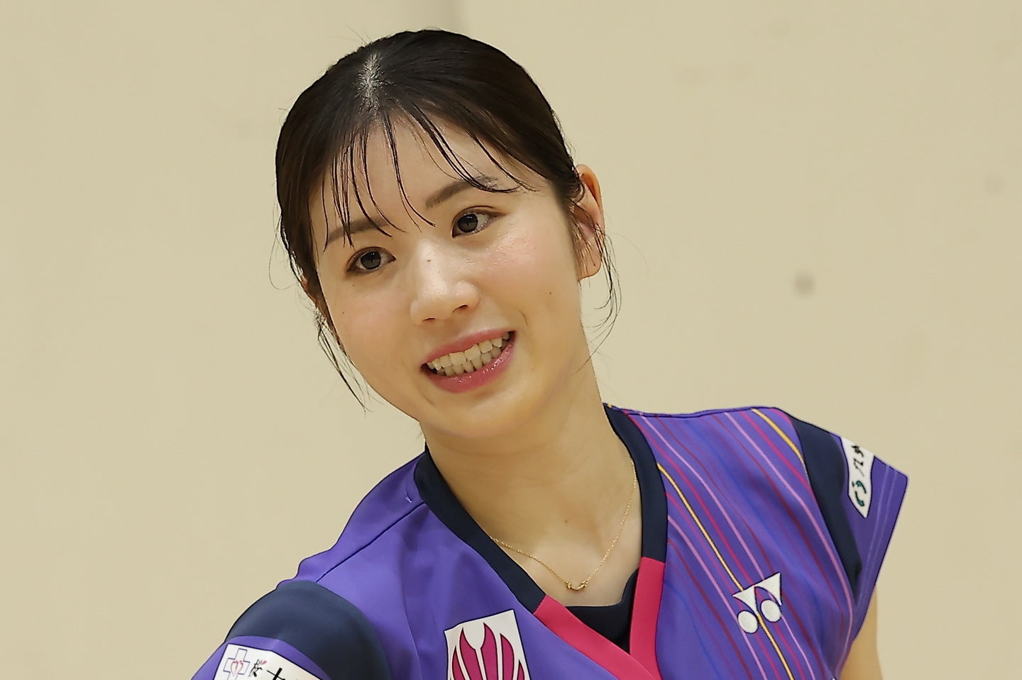 志田が最新のヘアスタイルを披露した。写真：福冨倖希（THE DIGEST写真部）