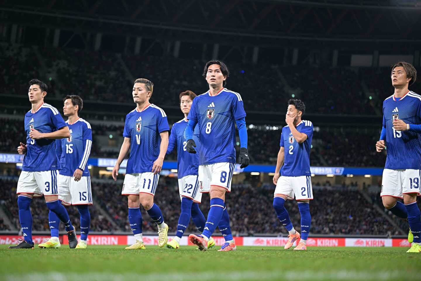 FIFA北中米W杯はグループFに決定した日本代表。写真：金子拓弥（THE DIGEST写真部）