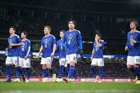 FIFA北中米W杯はグループFに決定した日本代表。写真：金子拓弥（THE DIGEST写真部）