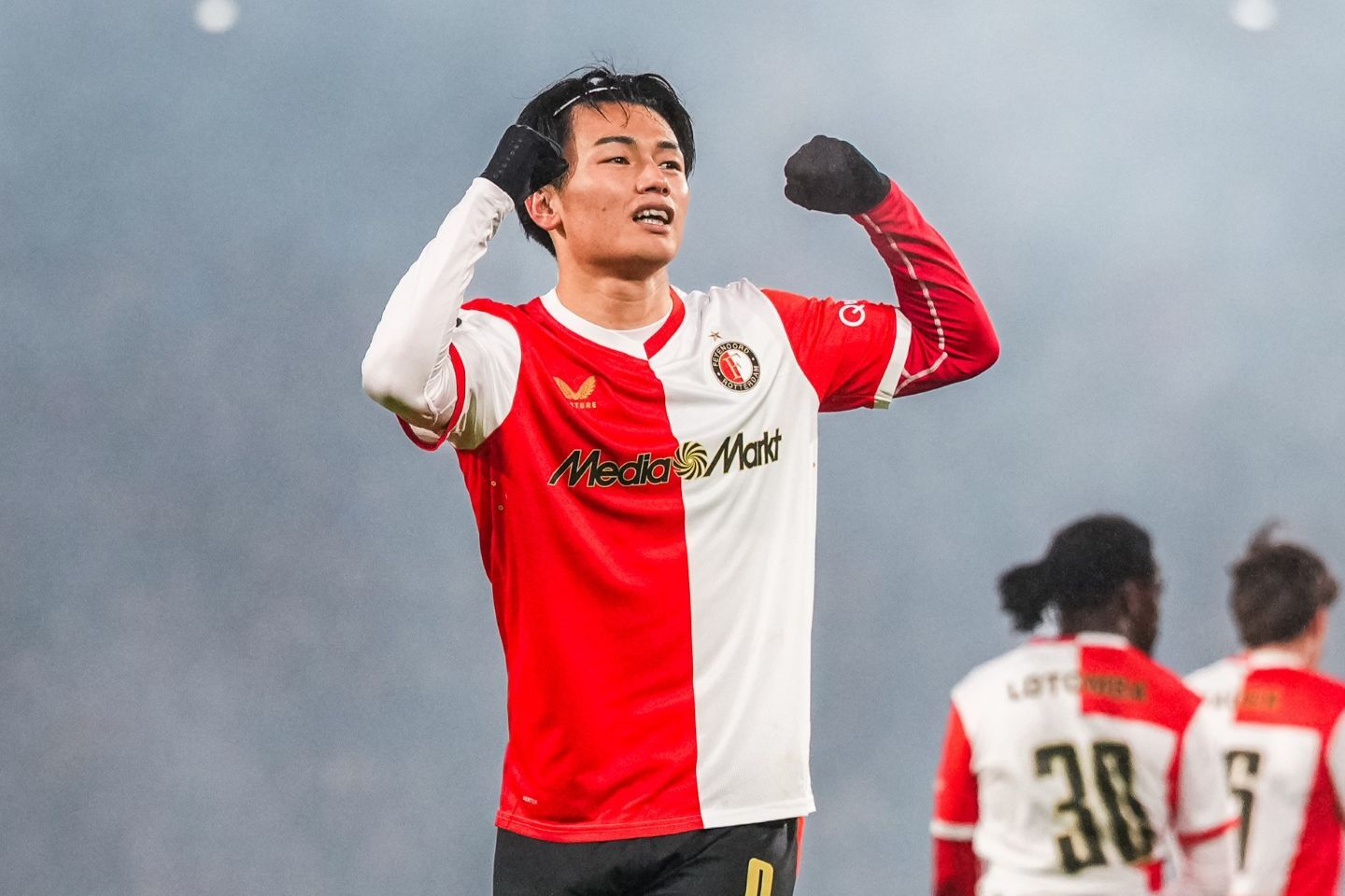 上田がオランダリーグで１試合４得点の大爆発を見せた。(C) Getty Images