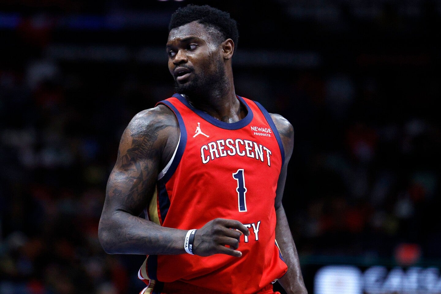 ザイオンはここまで平均22.1点、5.6リバウンドをマークしているが、今季もケガに苦しみ、10試合の出場にとどまっている。(C)Getty Images