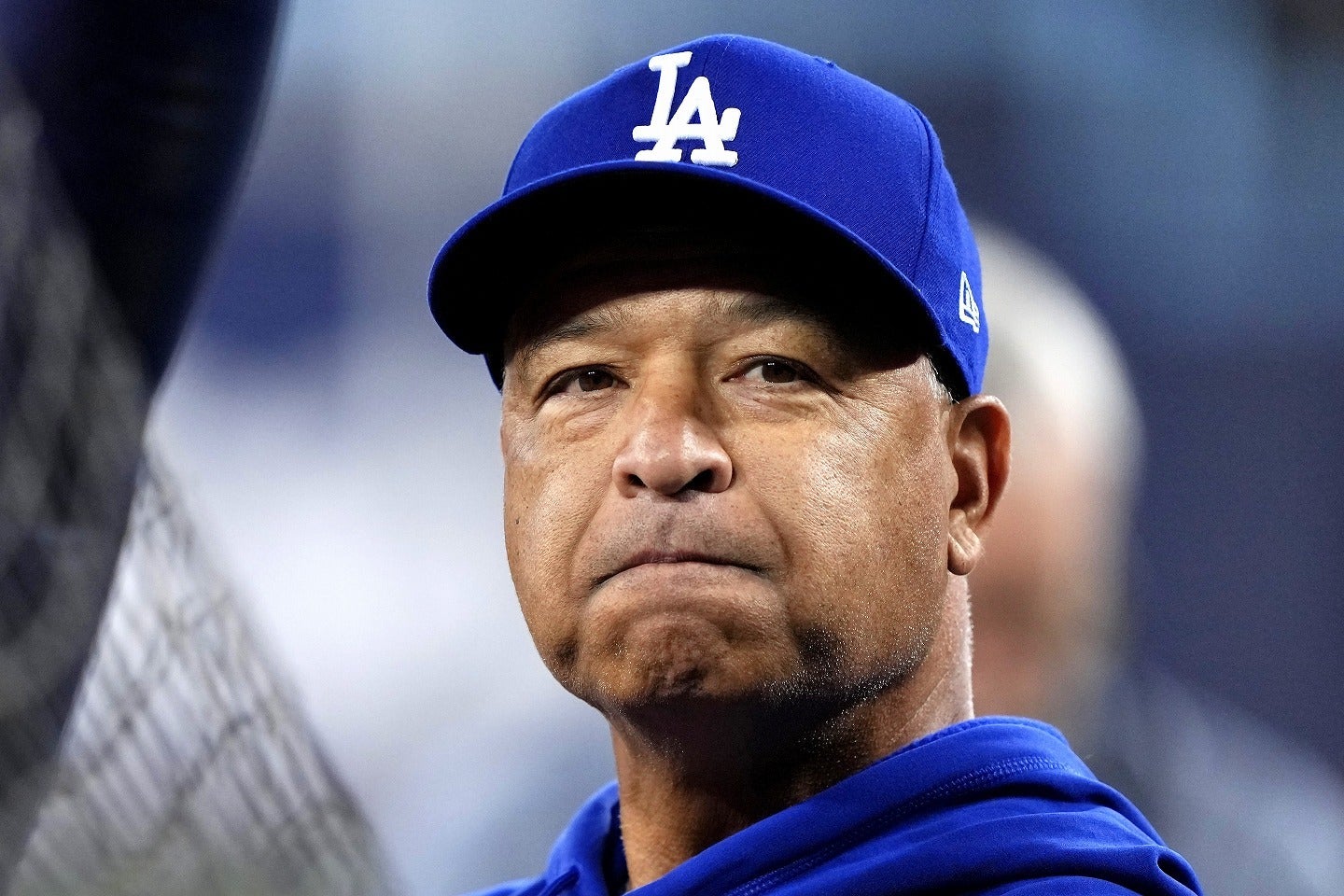 今オフシーズンの大型補強に消極的な姿勢を垣間見せたロバーツ監督。(C)Getty Images