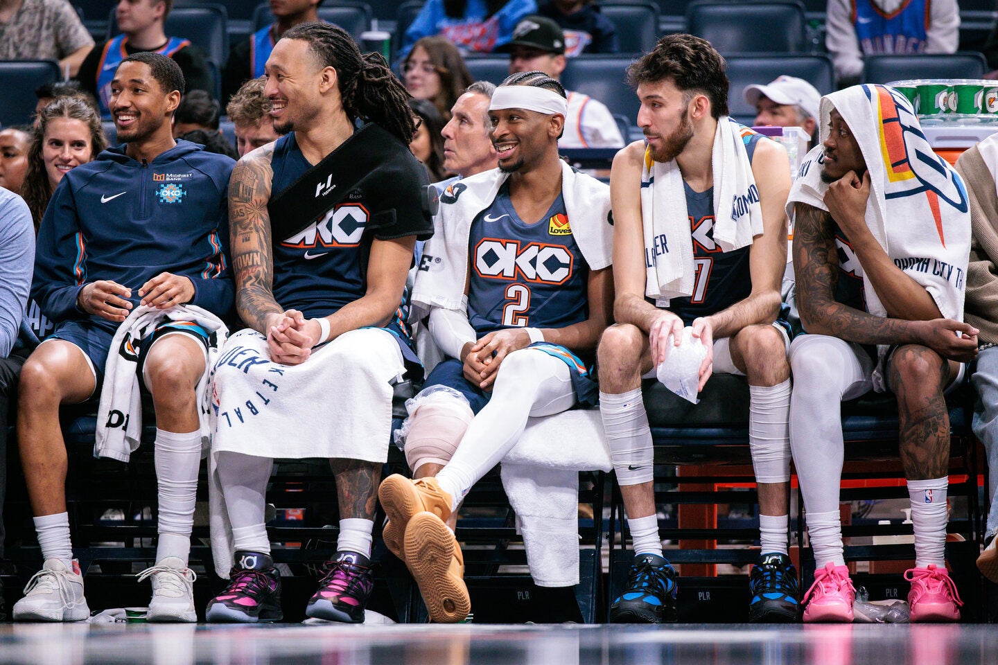 今季のサンダーは圧倒的な強さでリーグ首位を快走している。(C)Getty Images