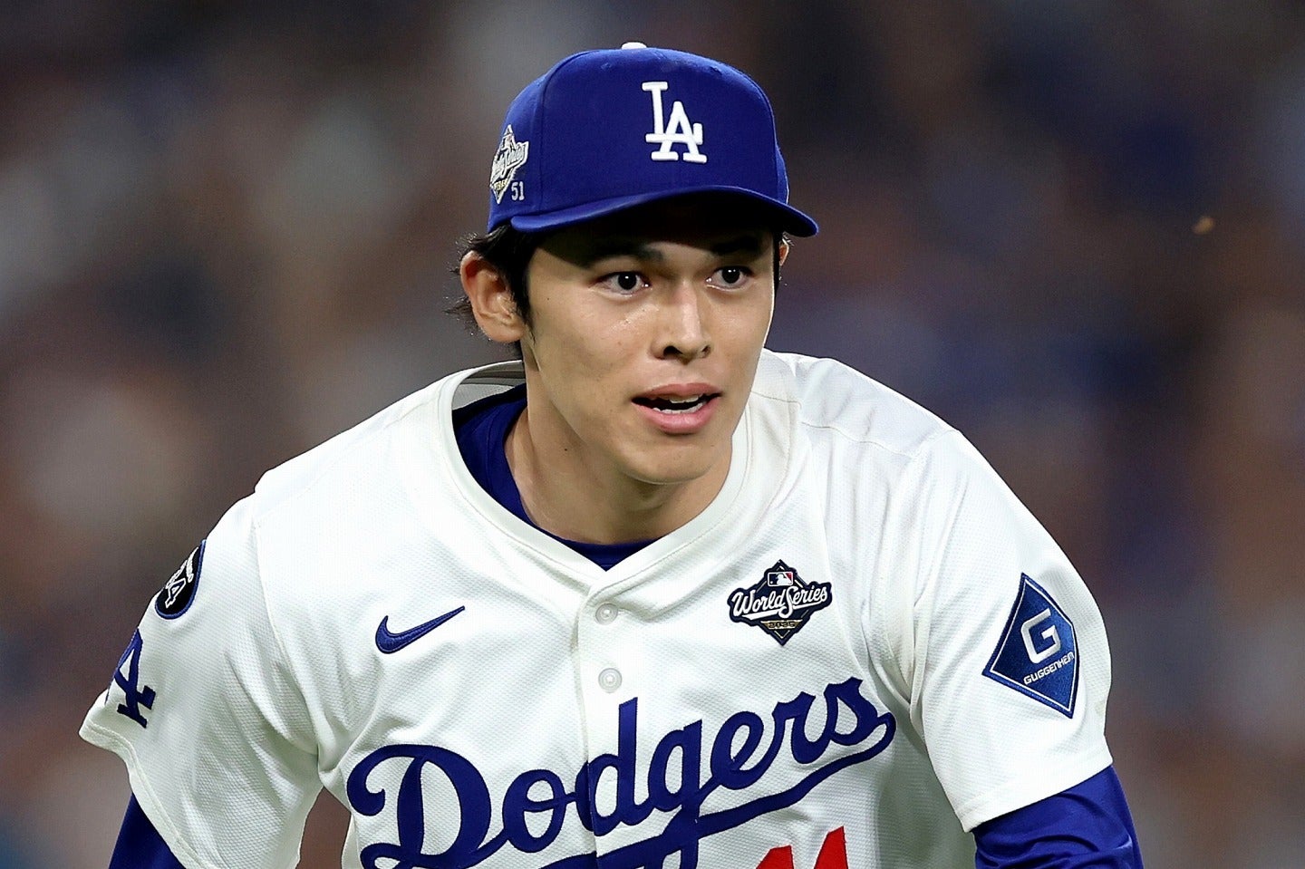 WBC予備ロースター入りの報道があった佐々木。(C)Getty Images