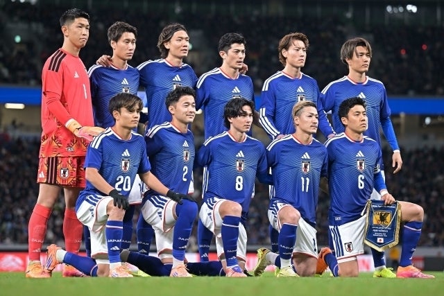 北中米W杯でオランダらと対戦する日本代表。写真：金子拓弥（THE DIGEST写真部）