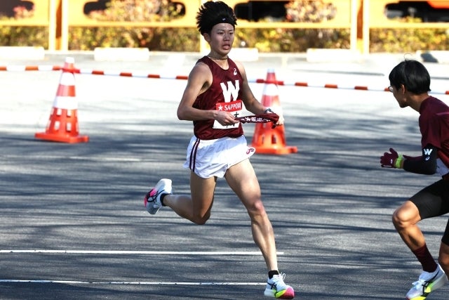 昨季は箱根駅伝４区など、３大駅伝にすべて出走した長屋。写真：滝川敏之