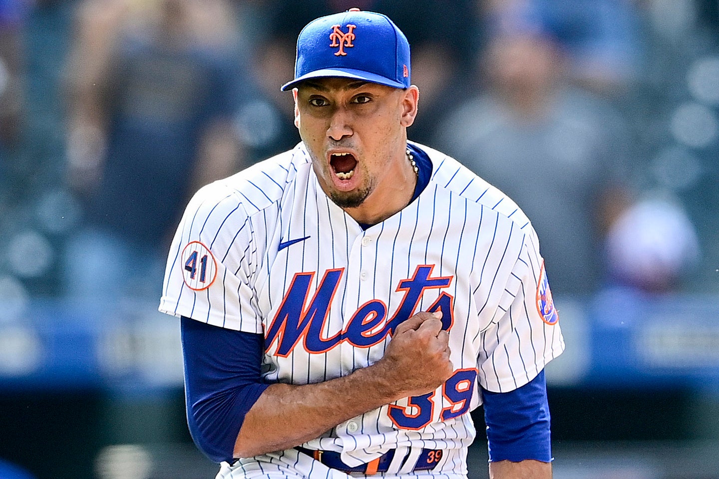 ドジャースと大型契約を結んだメッツの守護神ディアズ。(C) Getty Imaegs