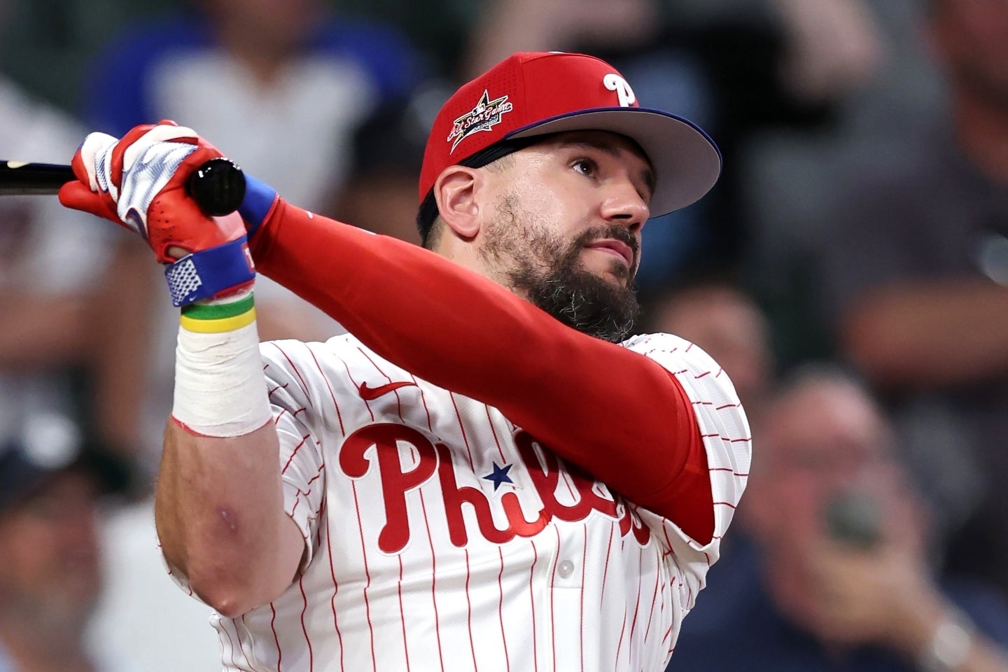 フィリーズ残留が決まったシュワーバー。契約内容は５年１億5000万ドルだった。(C)Getty Images