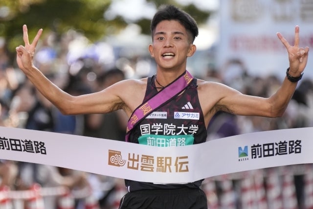 國学院大のキャプテン上原は高い走力に加え、人望も兼ね備えている。写真：産経新聞社