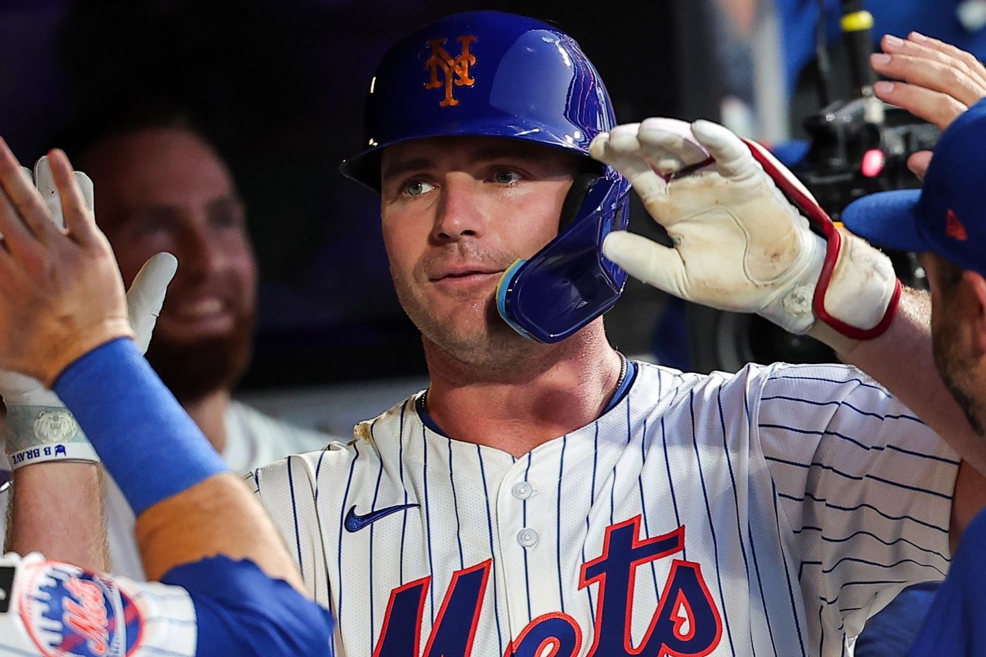 今季は初のシルバースラッガー賞も受賞したメッツのアロンソ。(C) Getty Images