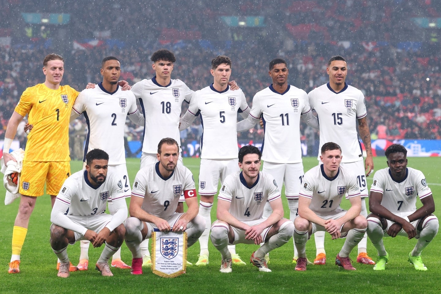 日本代表との対戦が決まったイングランド代表。(C)Getty Images