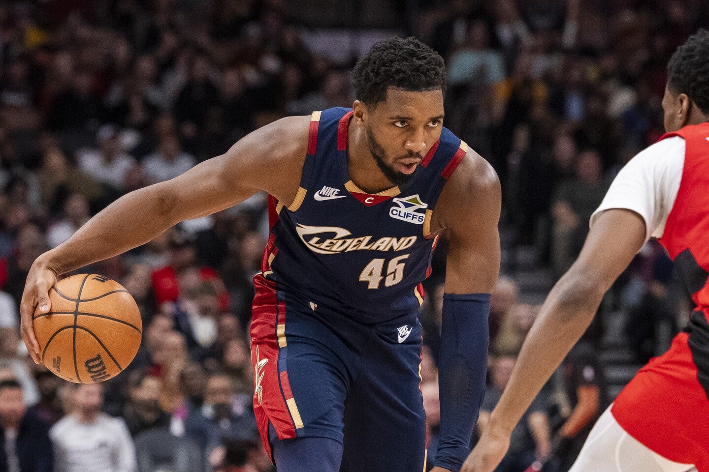 平均得点でリーグ４位、個人としては自己ベストの成績を残すミッチェルだが、不安定なチーム状況に警鐘を鳴らす。(C)Getty Images