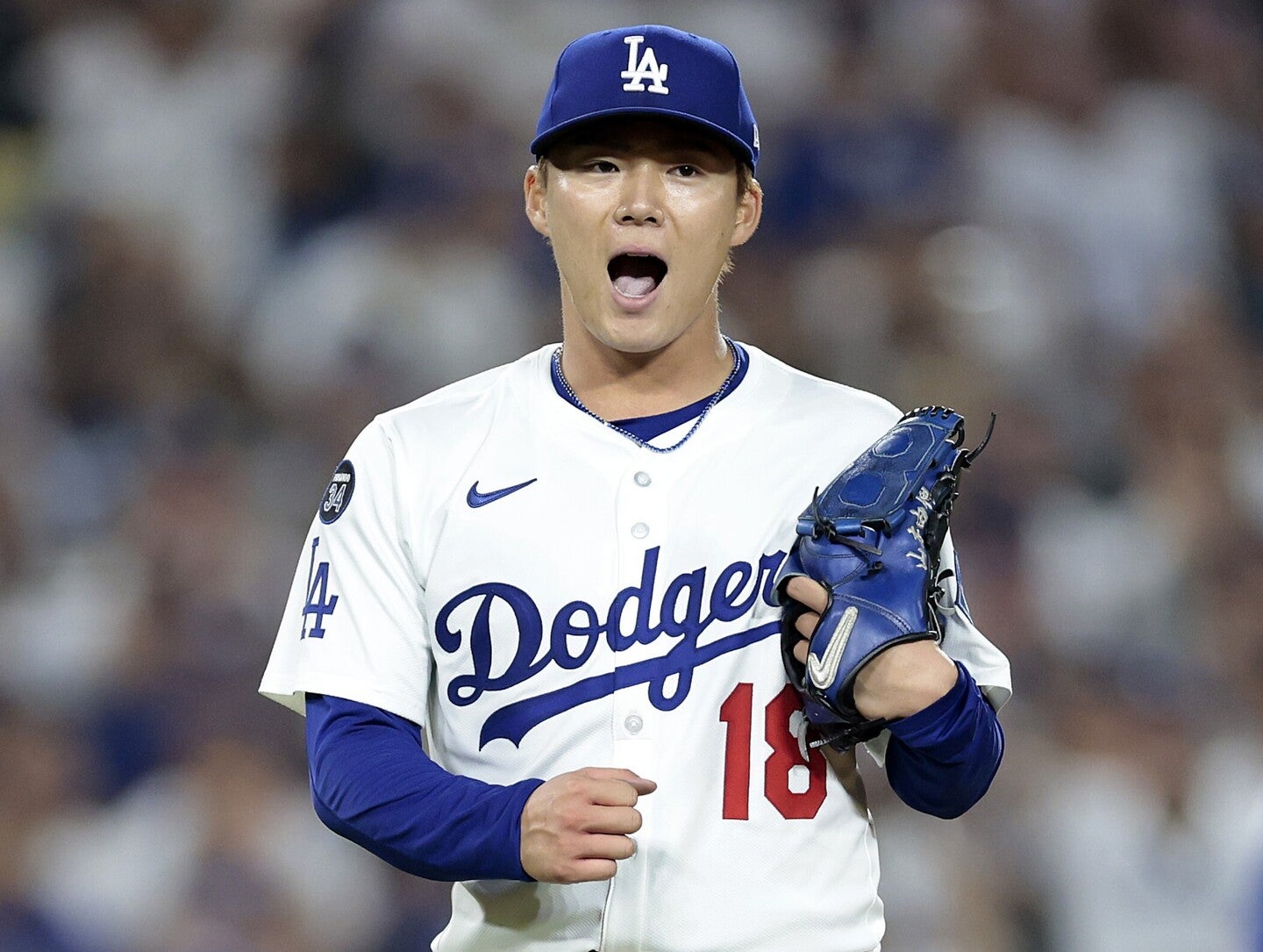 ドジャース山本由伸のWBC参戦が決まった。(C)Getty Images