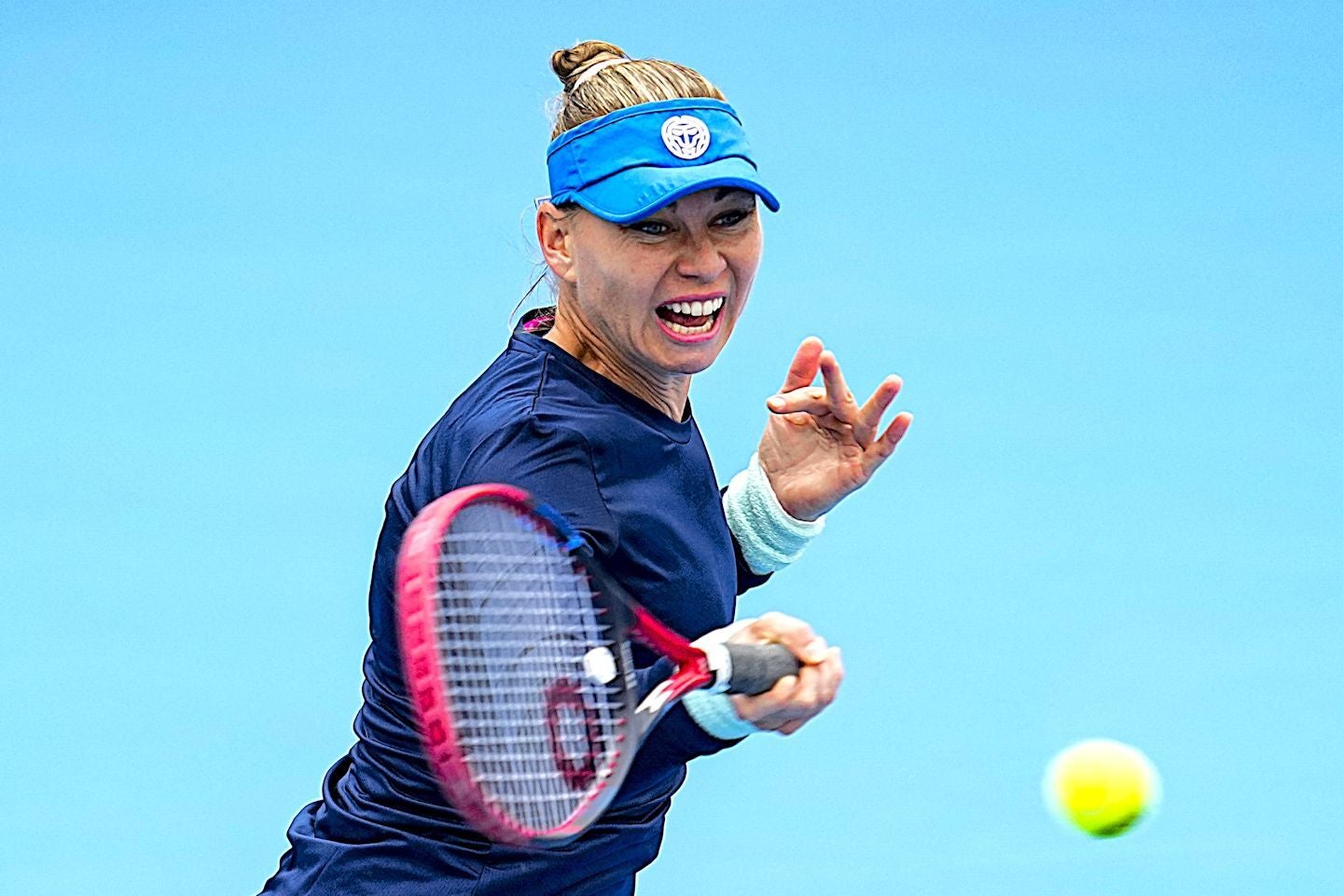 約１年７カ月にわたり戦線を離れていた41歳のズボナレワ。一時は「引退説」も囁かれたが主催者推薦で出場したドバイ大会で見事準優勝を飾った。(C)Getty Images