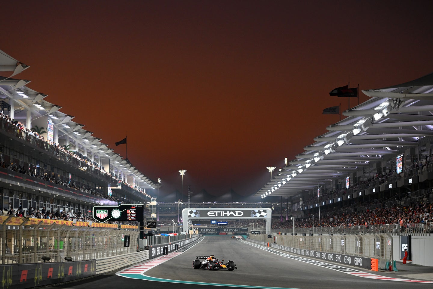 UAEで開催したF1最終戦アブダビGP。(C)Getty Images