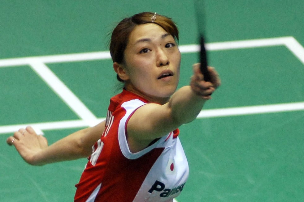 第一子を妊娠したバドミントン女子日本代表の今別府氏。(C)Getty Images