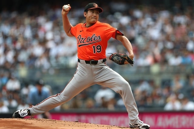 来年３月WBC日本代表入りが報じられた菅野。MLB初年度に二けた勝利を挙げた36歳に隣国が警戒を強めた。(C)Getty Images