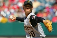 現役時代にはMLBでもプレーした桑田。新天地はBCリーグのオイシックスに決定した。(C)Getty Images