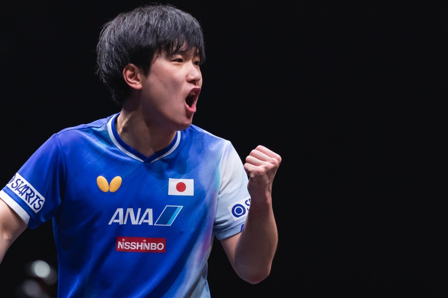 張本は悲願の年間王者に輝いた。(C)WTT