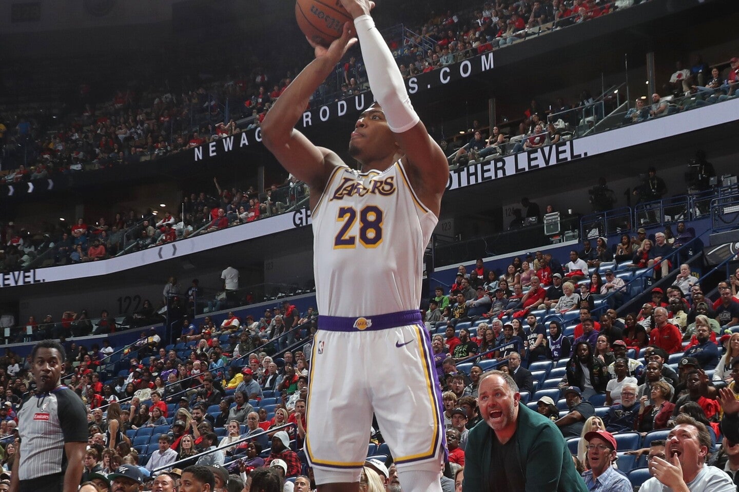 八村はシュート機会少なく３得点も、今季最多タイの７リバウンドをマークした。(C)Getty Images