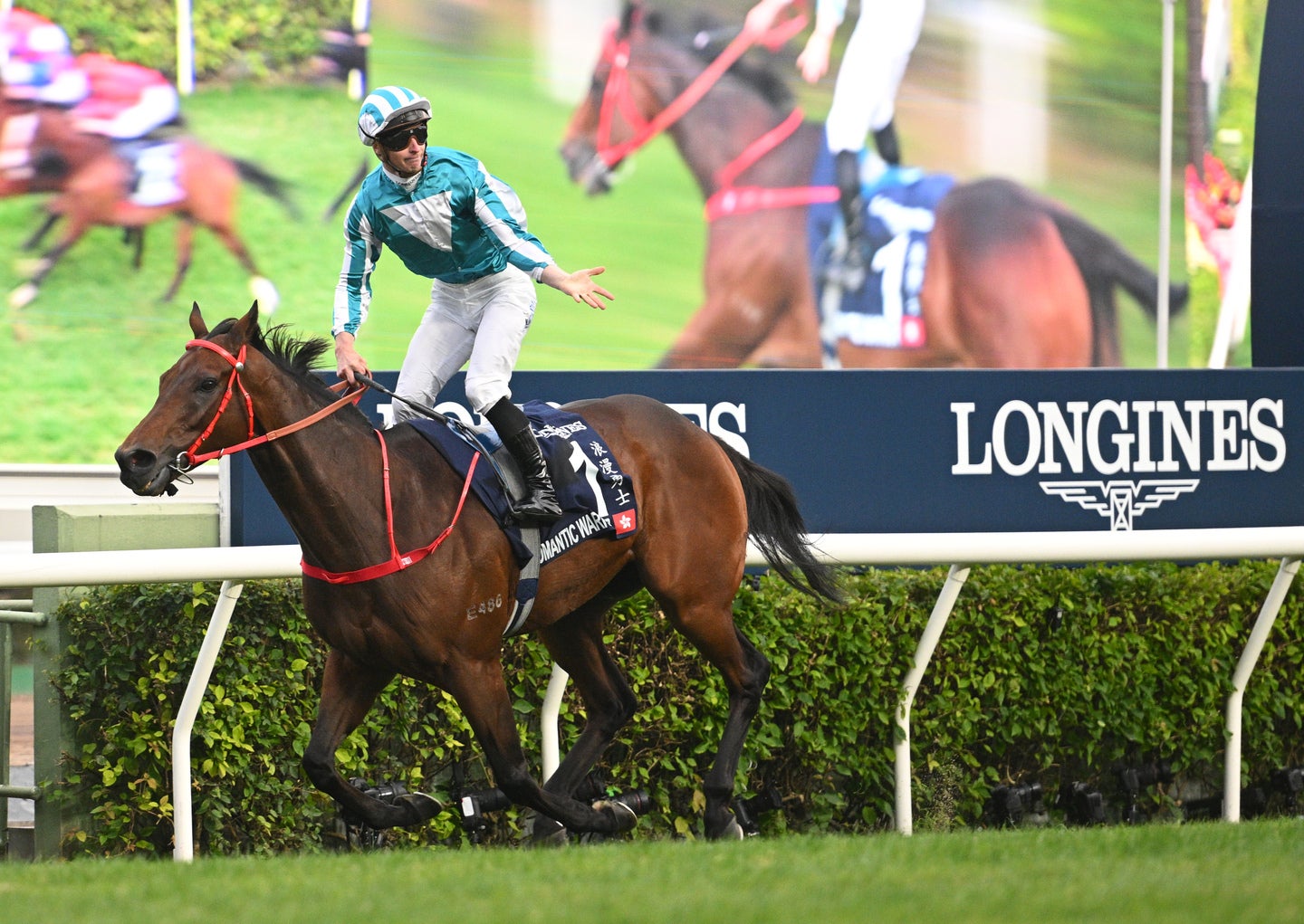 ロマンチックウォリアーは香港C４連覇を成し遂げた。(C)Getty Images