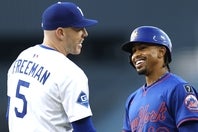 相手選手に話しかける理由をポッドキャスト番組で説明したフリーマン。(C)Getty Images