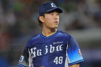 メジャーリーグ移籍を目指している今井。写真：福冨倖希