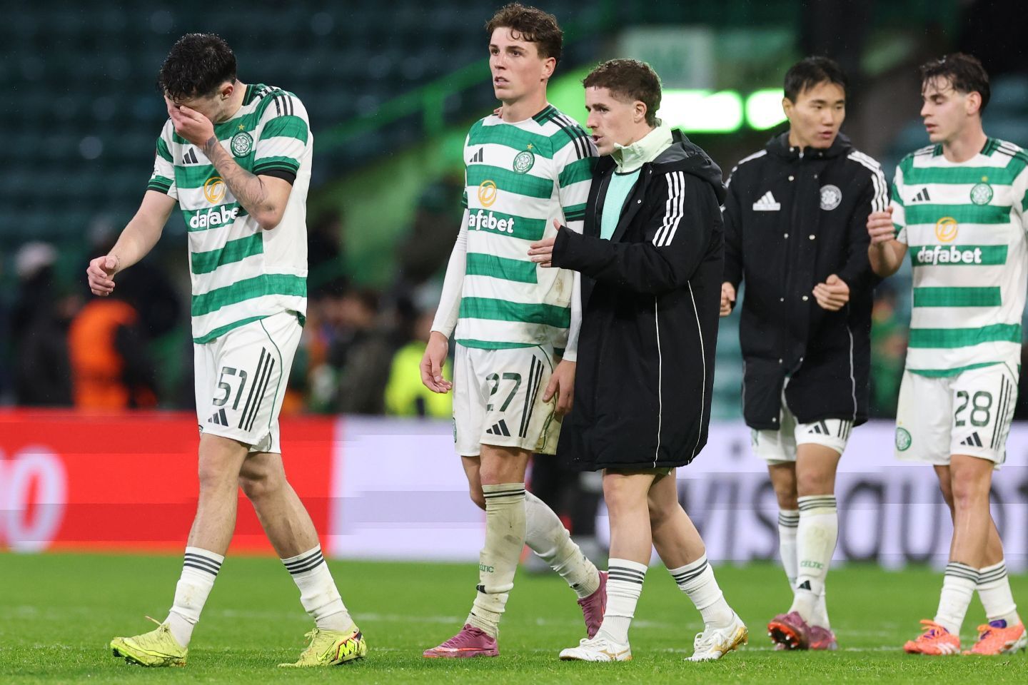 ４連敗を喫したセルティック。(C) Getty Images