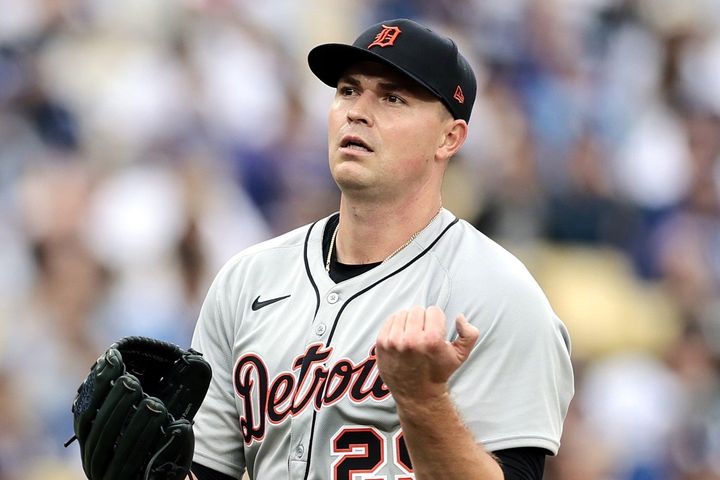 ドジャースへの移籍の噂が盛んに報じられているタイガースのスクーバル。(C)Getty Images