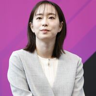 楽しい女子会で英気を養った様子の石川さん。写真：滝川敏之