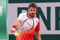 ワウリンカが引退宣言。代名詞である片手バックハンドも来季で見納めだ。（C）Getty Images