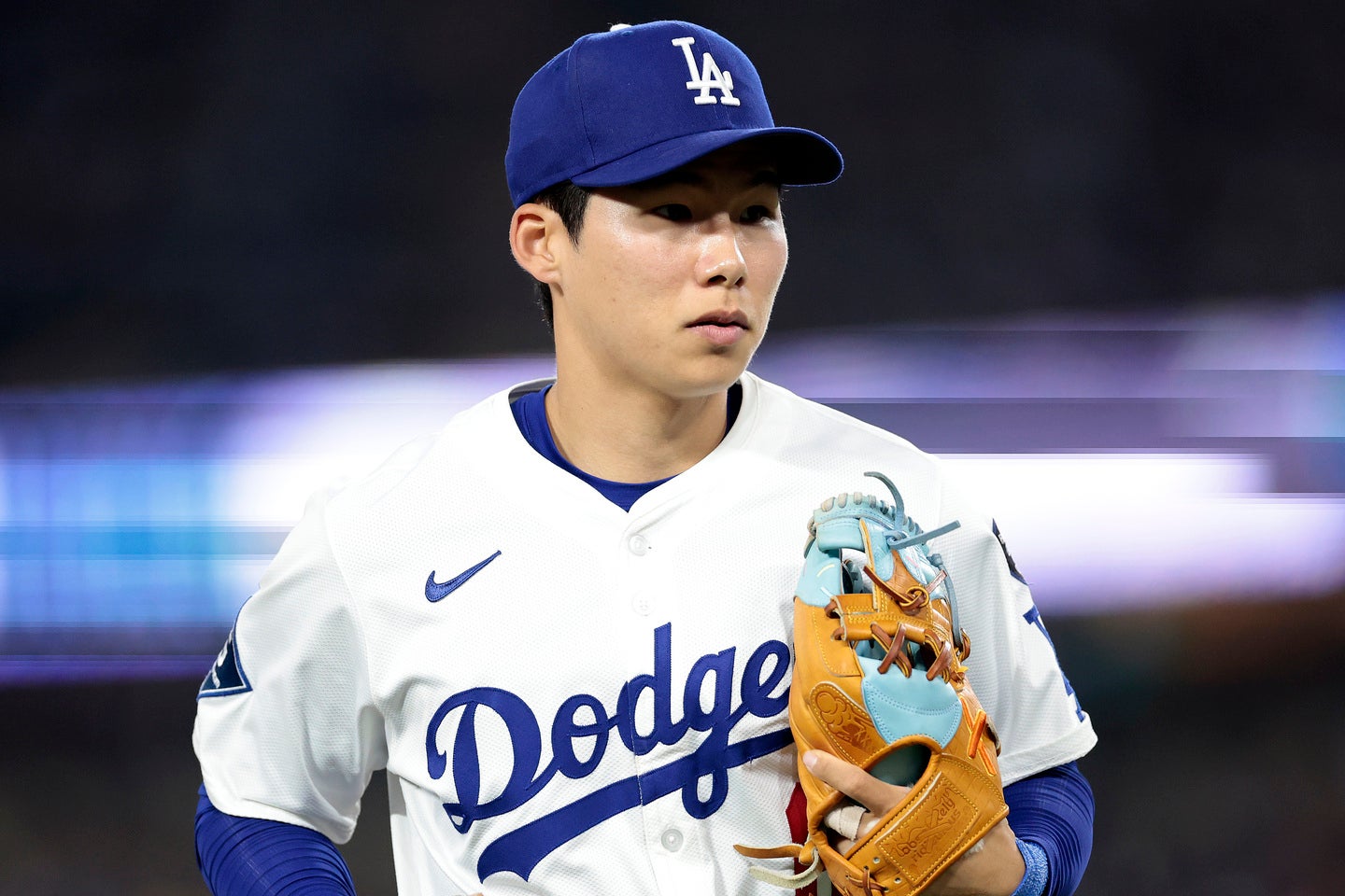 ドジャースのキム・ヘソン。来季、出場機会は増えるのか、母国メディアが注目を示している。(C) Getty Images