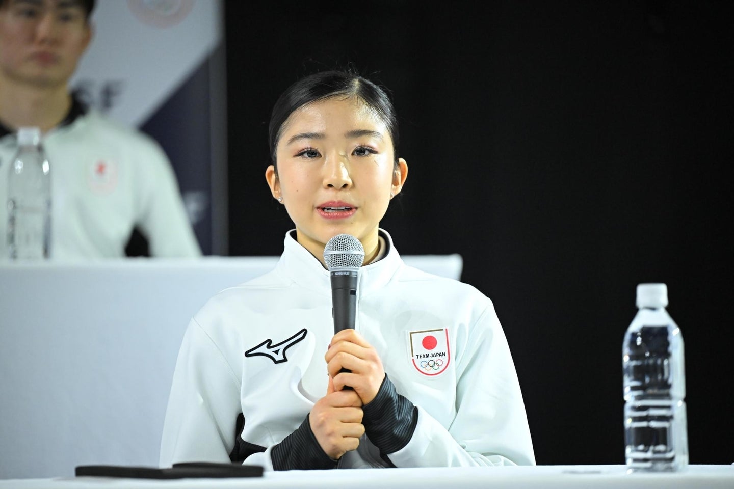 五輪代表決定会見での千葉。写真：金子拓弥（THE DIGEST写真部）