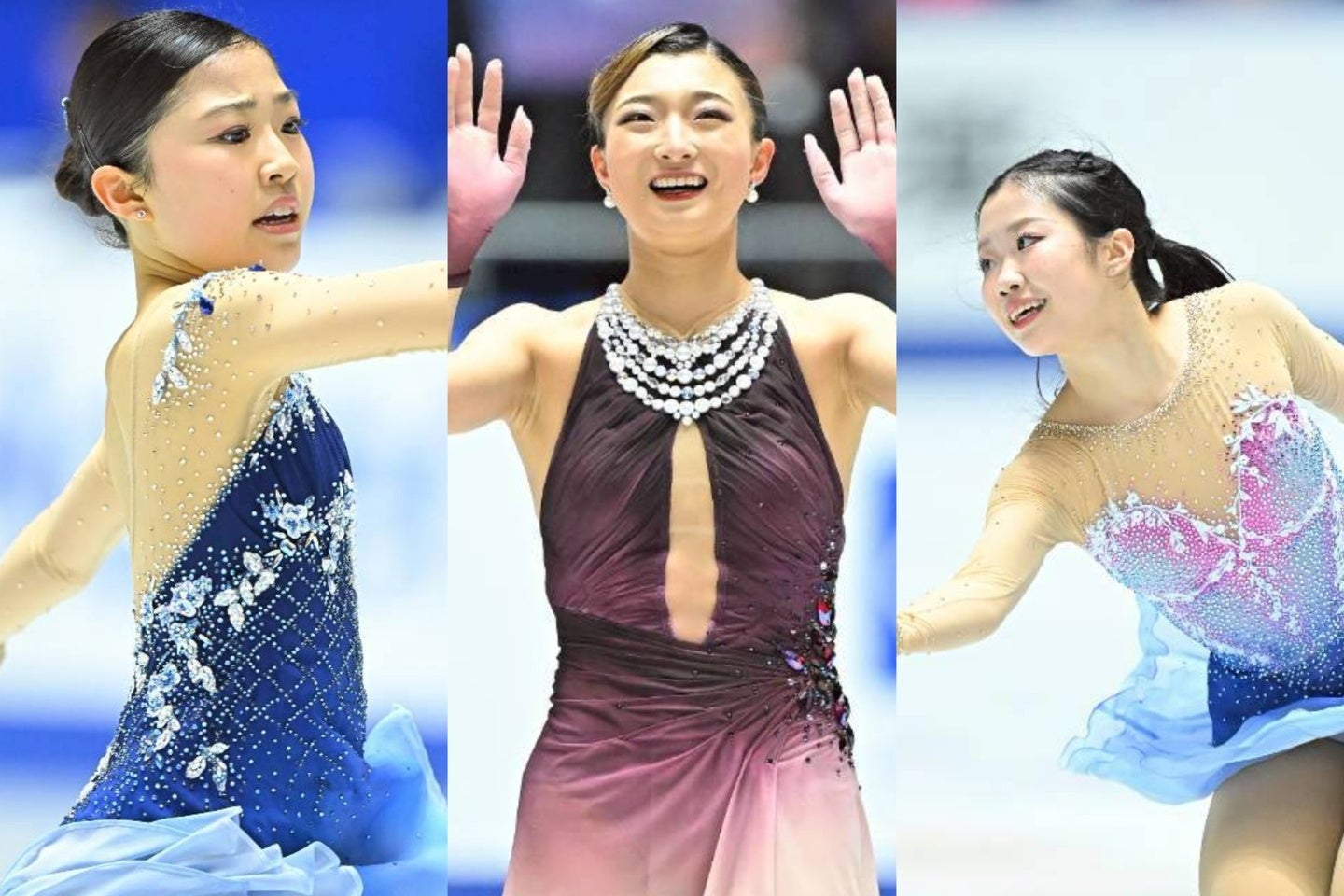 ミラノ五輪に選出された左から千葉、坂本、中井。写真：金子拓弥（THE DIGEST写真部）