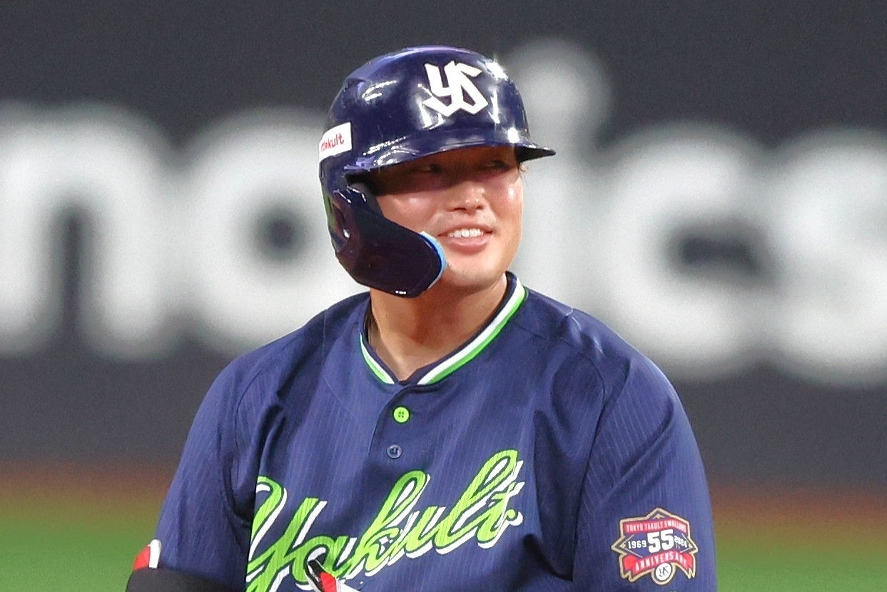 ２年53億円の契約を結んだ村上。２年後に大型契約を勝ち取れるか。写真：永島裕基