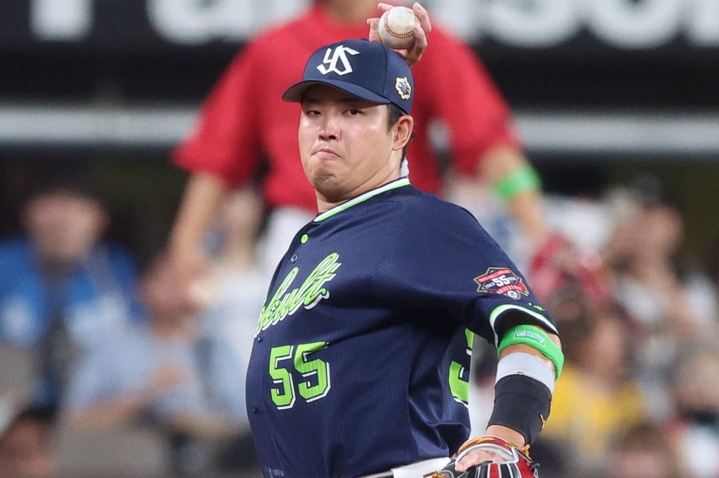 MLBのWソックス入団が決まったヤクルトの村上。写真：永島裕基