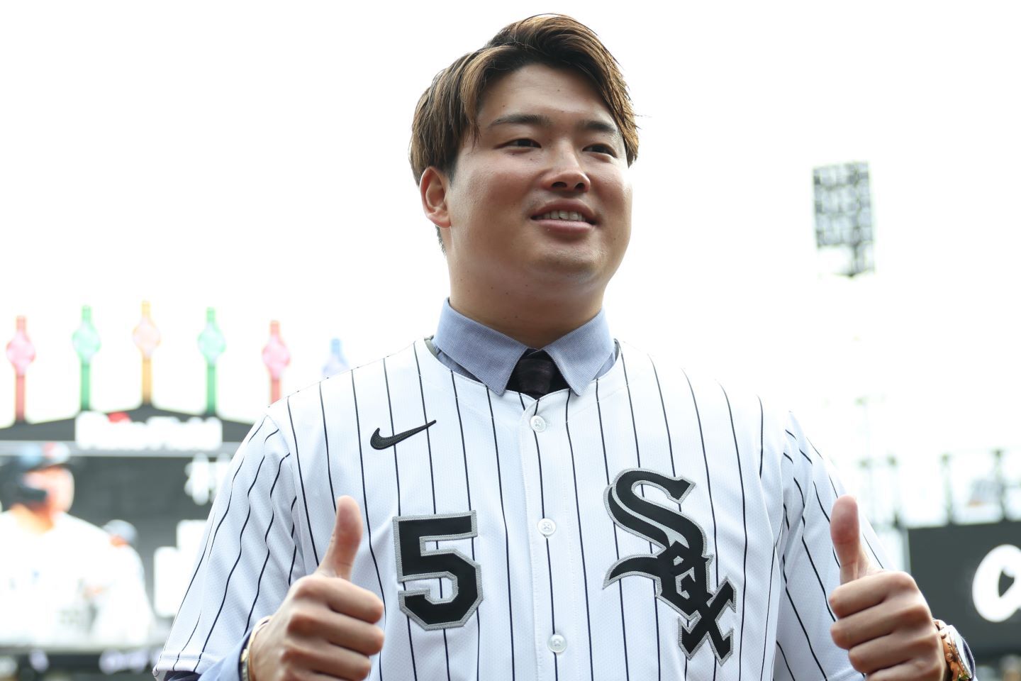 ホワイトソックスと２年3400万ドルで契約した村上。(C) Getty Images