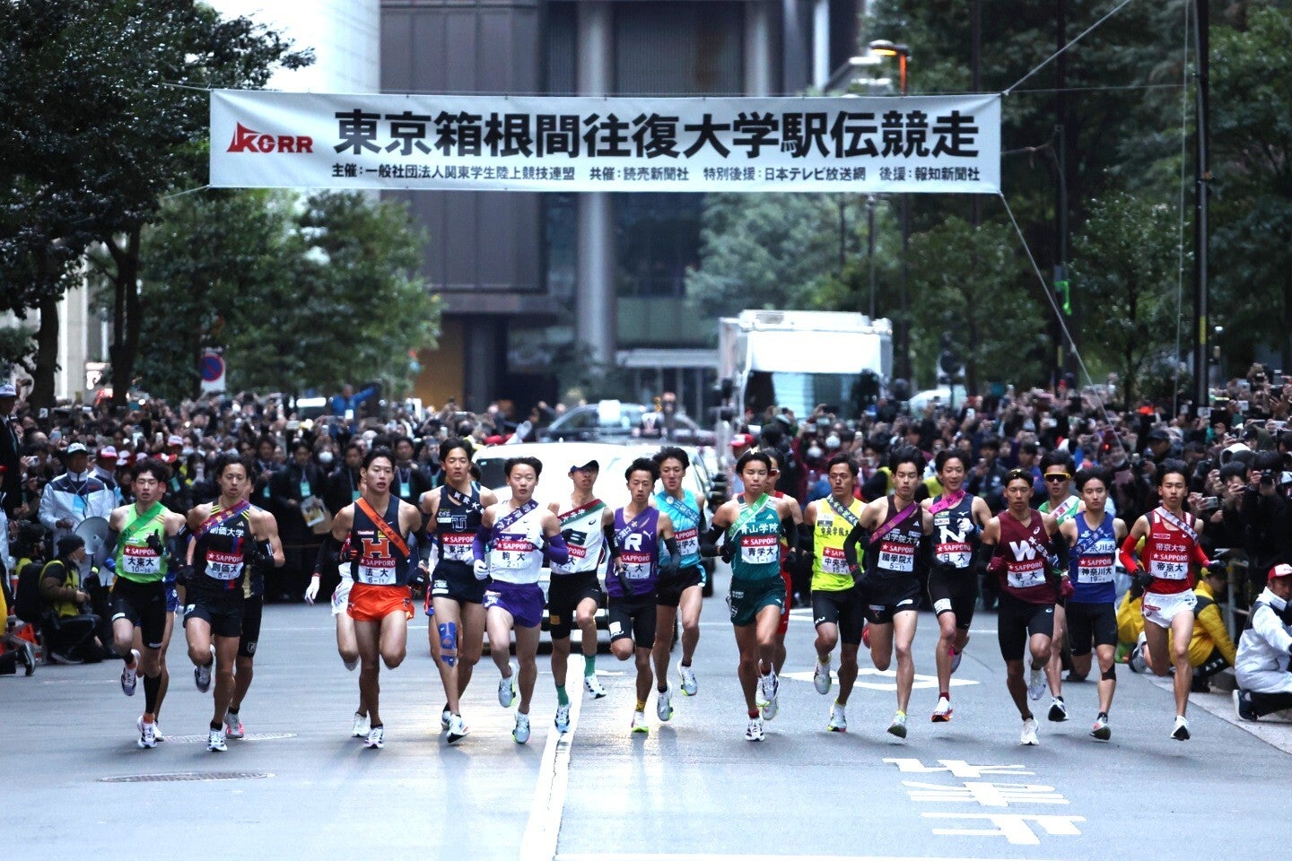 来年１月２、３日に行なわれる箱根駅伝。写真：滝川敏之