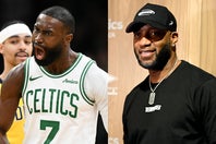 マッグレディ(右)はブラウン(左)のキャリアの岐路で背中を押し、“道しるべ”となった。(C)Getty Images