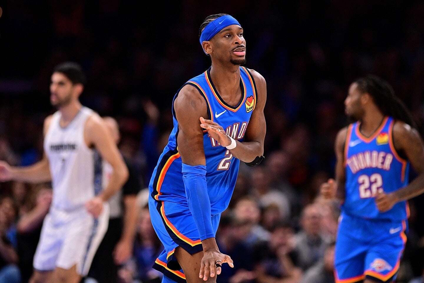 SGAが1963年のチェンバレン以来、史上２人目の領域に到達した。(C)Getty Images